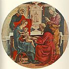 Cosme Tura Circumcision (from the predella of the Roverella Polyptych) painting